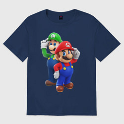 Женская футболка оверсайз Mario Bros