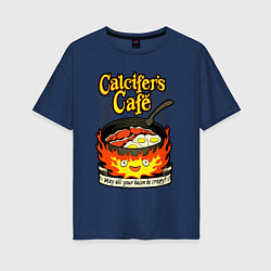 Женская футболка оверсайз Calcifer cook