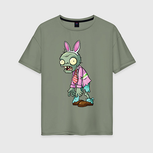 Женская футболка оверсайз Rab Zombie / Авокадо – фото 1