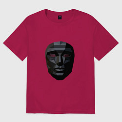 Футболка оверсайз женская Boss Mask, цвет: маджента