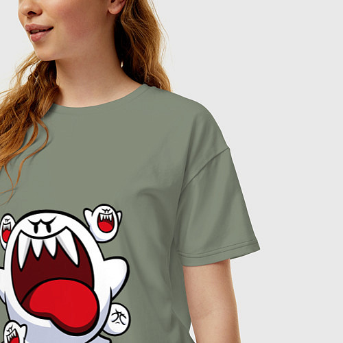 Женская футболка оверсайз Mario Bu / Авокадо – фото 3