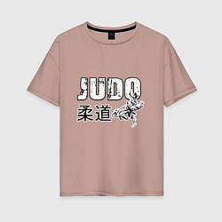 Женская футболка оверсайз Style Judo