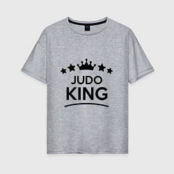 Женская футболка оверсайз Judo king