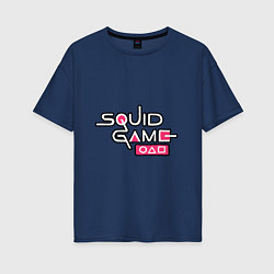 Футболка оверсайз женская My Squid Game, цвет: тёмно-синий