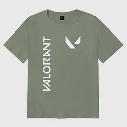 Футболка оверсайз женская Valorant - Logo, цвет: авокадо