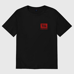 Женская футболка оверсайз TILL LINDEMANN NEW LOGO