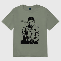 Футболка оверсайз женская Elvis, цвет: авокадо