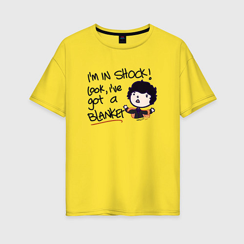 Женская футболка оверсайз Бенедикт Камбербэтч 2023 / Желтый – фото 1