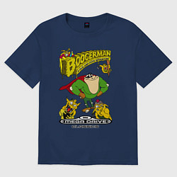 Футболка оверсайз женская Booger boy, цвет: тёмно-синий