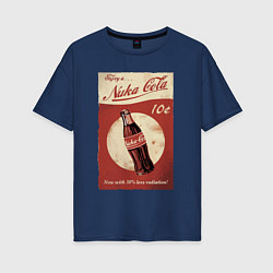 Женская футболка оверсайз Fallout Nuka Cola Poster Pop art