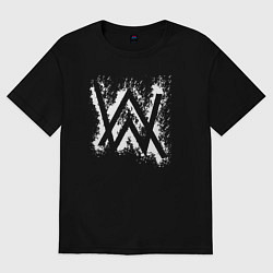 Футболка оверсайз женская Alan Walker АЛАН УОКЕР, цвет: черный