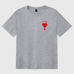 Футболка оверсайз женская Donor, цвет: меланж