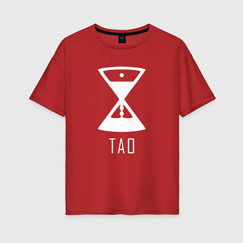 Женская футболка оверсайз Exo TAD / Красный – фото 1