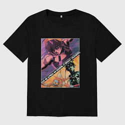 Футболка оверсайз женская Наранча Гирга из ДжоДжо, цвет: черный