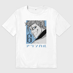 Футболка оверсайз женская Арранкар Гриммджоу, цвет: белый