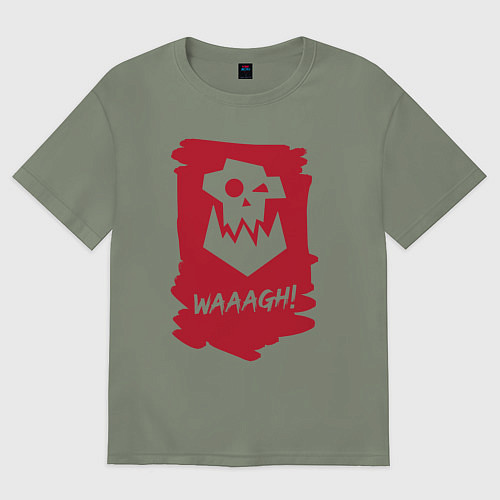 Женская футболка оверсайз Орочий Вааагх! Горка и Морка / Авокадо – фото 1