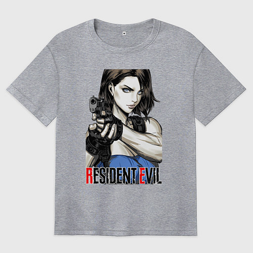 Женская футболка оверсайз Jill RE3 / Меланж – фото 1