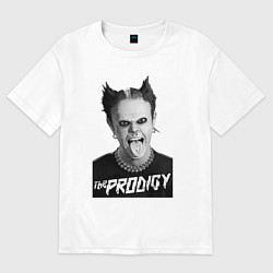 Футболка оверсайз женская The Prodigy - firestarter, цвет: белый