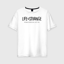 Футболка оверсайз женская Life Is Strange - logo, цвет: белый