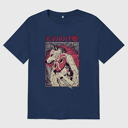 Женская футболка оверсайз ПРИНЦЕССА МОНОНОКЕPRINCESS MONONOKE