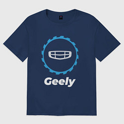 Футболка оверсайз женская Geely в стиле Top Gear, цвет: тёмно-синий