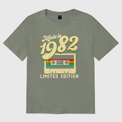 Футболка оверсайз женская Сделано в 1982 году, ограниченная серия, цвет: авокадо