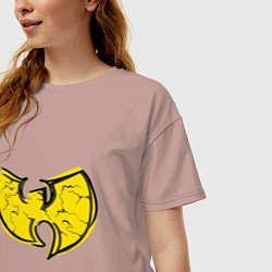 Футболка оверсайз женская Style Wu-Tang, цвет: пыльно-розовый — фото 2