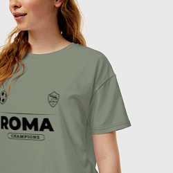 Футболка оверсайз женская Roma Униформа Чемпионов, цвет: авокадо — фото 2