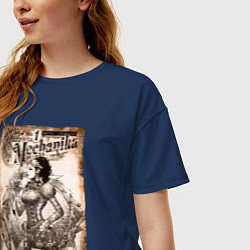 Футболка оверсайз женская Lady Mechanika, цвет: тёмно-синий — фото 2