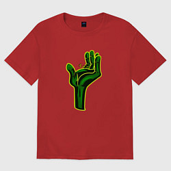 Футболка оверсайз женская Несу Фигню, цвет: красный