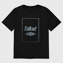 Футболка оверсайз женская Фаллаут сериал, цвет: черный