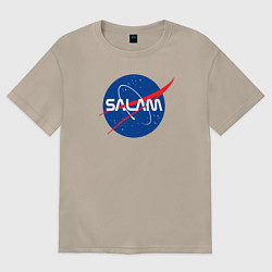 Футболка оверсайз женская SALAM, цвет: миндальный