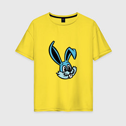 Футболка оверсайз женская Blue Bunny, цвет: желтый