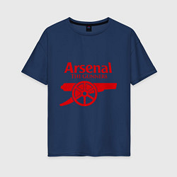 Женская футболка оверсайз Arsenal: The gunners