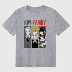 Футболка оверсайз женская Семья Форджеров, цвет: меланж