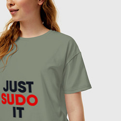 Футболка оверсайз женская Just sudo, цвет: авокадо — фото 2