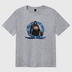 Женская футболка оверсайз Тор GoW Ragnarok