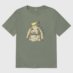 Женская футболка оверсайз Корона не жмёт