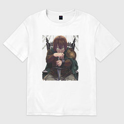 Футболка оверсайз женская Keyaru art, цвет: белый