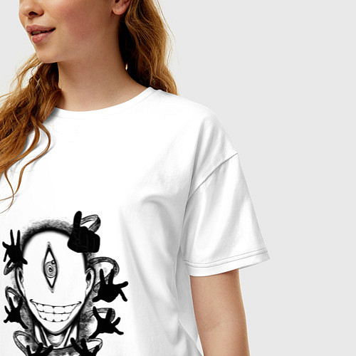 Женская футболка оверсайз Истина стальной алхимик / Белый – фото 3