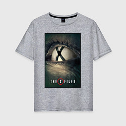 Женская футболка оверсайз X - Files poster