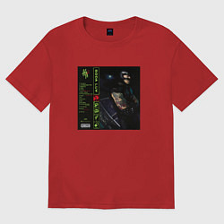 Футболка оверсайз женская Soda Luv Ничего личного 2, цвет: красный