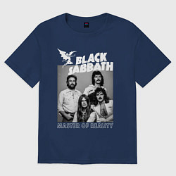 Футболка оверсайз женская Black Sabbath rock, цвет: тёмно-синий