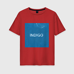 Женская футболка оверсайз Indigo