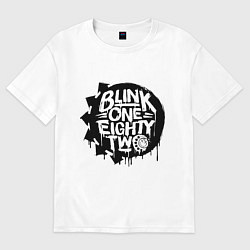 Футболка оверсайз женская Blink one eighty two, цвет: белый