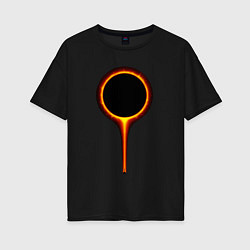 Футболка оверсайз женская Dark Souls, цвет: черный