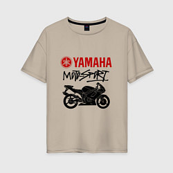 Женская футболка оверсайз Yamaha - motorsport