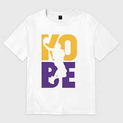 Футболка оверсайз женская Kobe fly, цвет: белый