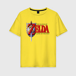 Футболка оверсайз женская The Legend of Zelda game, цвет: желтый