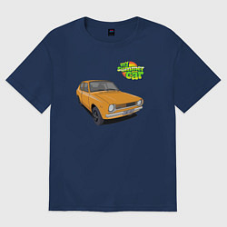 Женская футболка оверсайз My summer car yellow